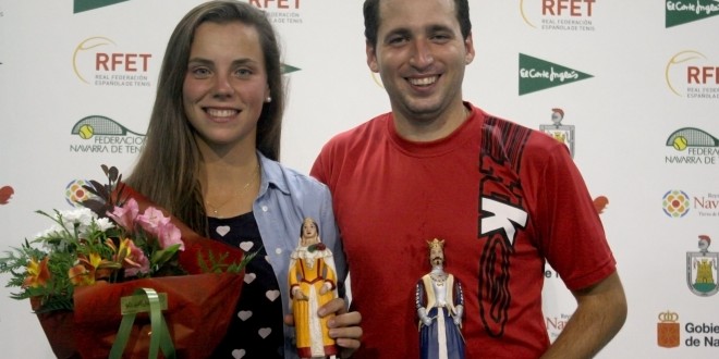 I&ntilde;aki Alcalde y Marta Sexmilo campeones navarros 2015